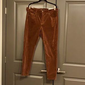 American Eagle High Rise Corduroy Jegging 18 Brown